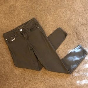 American Rag Army Green Skinny Jeans